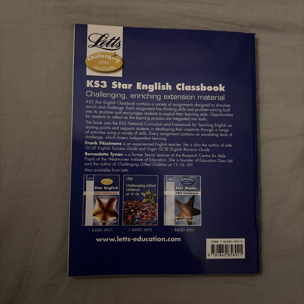 Star English. Challenging able students. KS3 classbook. Teaching resources