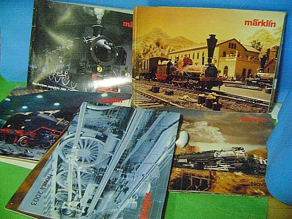 MARKLIN GENERAL CATALOGS 1999/2000 /1996/97/2001/2002 HO