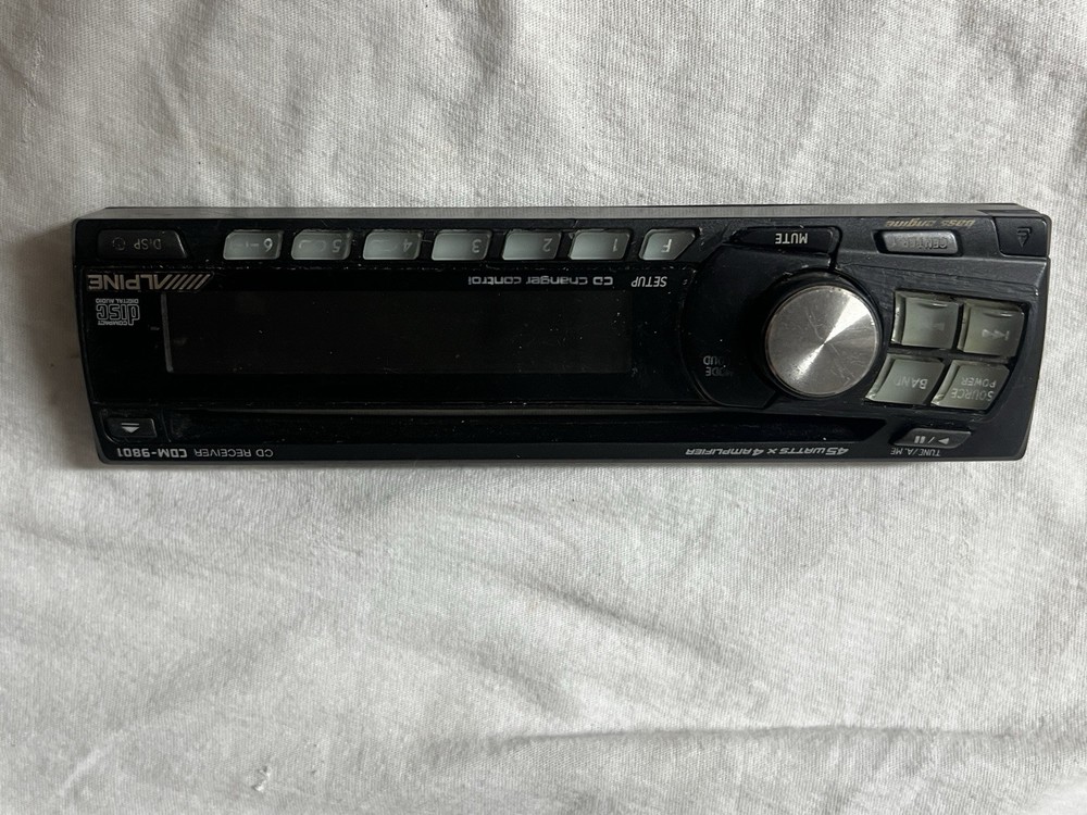 Alpine CDM-9801 Cd Receiver Faceplate Only*************