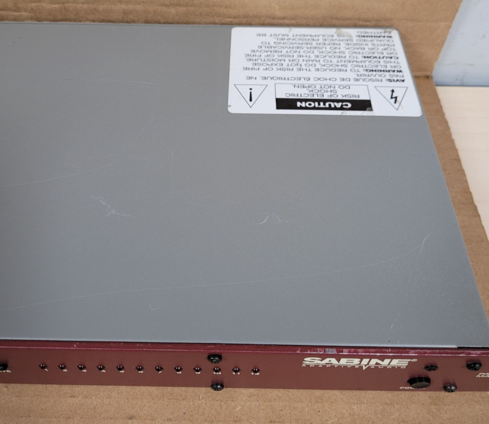 Sabine FBX 1020 Plus Feedback Exterminator (TESTED)