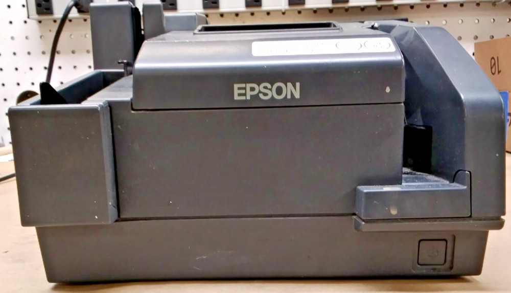 Epson 3-in-1 Check Reader/Receipt Printer TM-S9000MJ M273A Without Cords/Cables