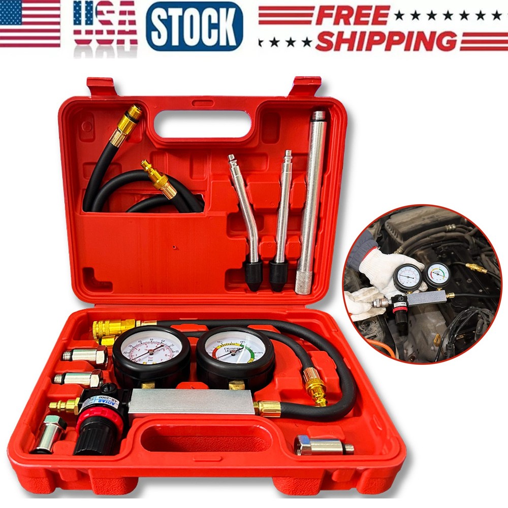 Multi-Function Cylinder Leak Down Tester Automotive Kit,Gasoline Engine Compr...