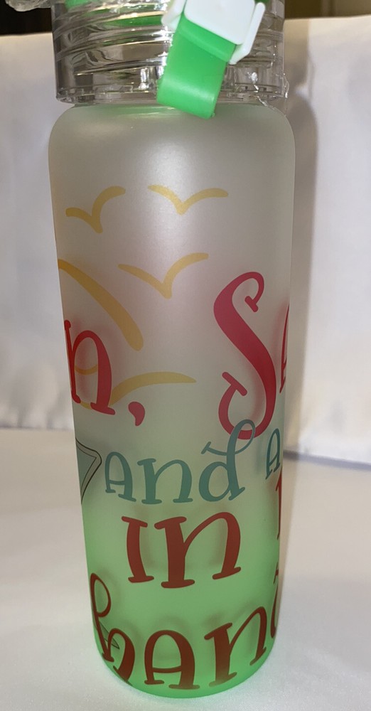 Frosted Glass Bottle