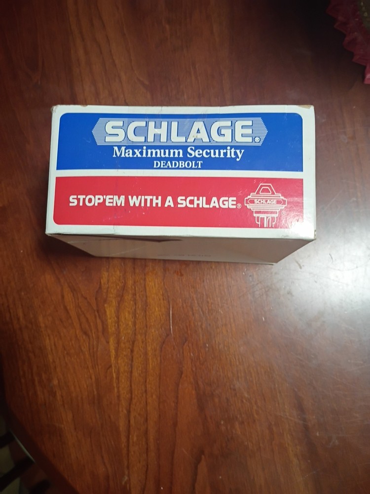 Schlage Maximum Security Deadbolt Lock Kit