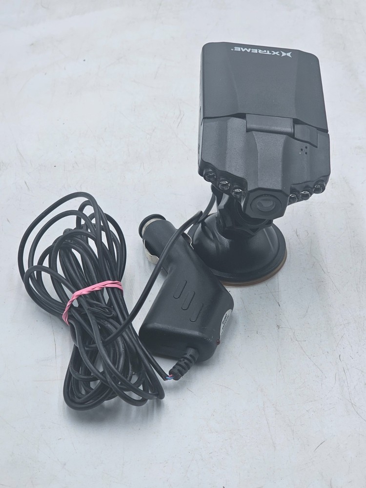 XTREME dash camera along with automobile plug in and wire