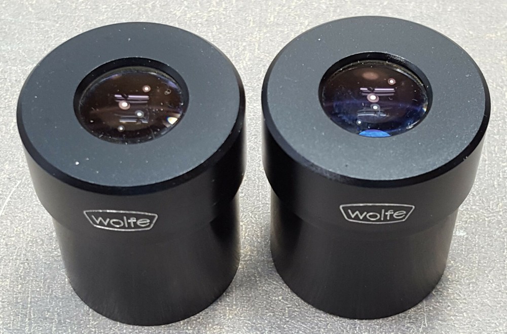 WOLFE Microscope eyepieces WF15X. Set of 2