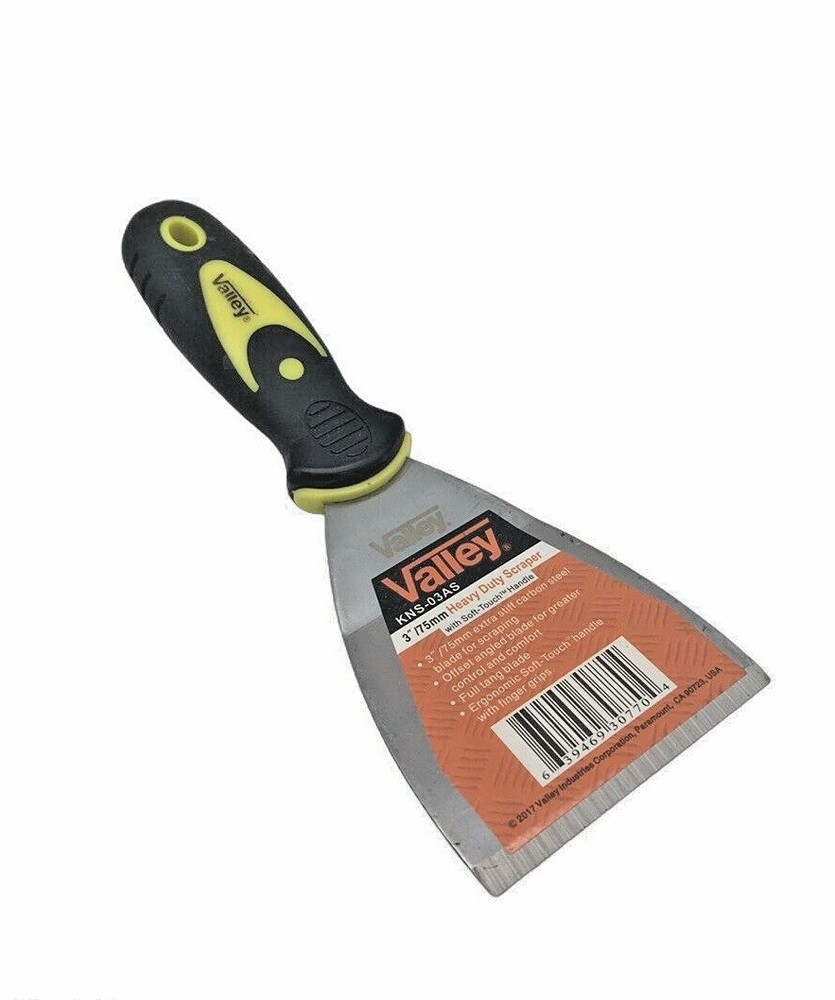 3” Offset Heavy Duty Scraper Soft-Touch Plastic Handle