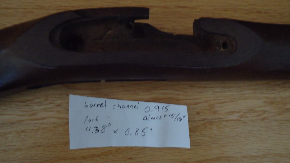 Traditions Fox River Stock, 15/16" Barrel, Butt Plate, Sling Stud