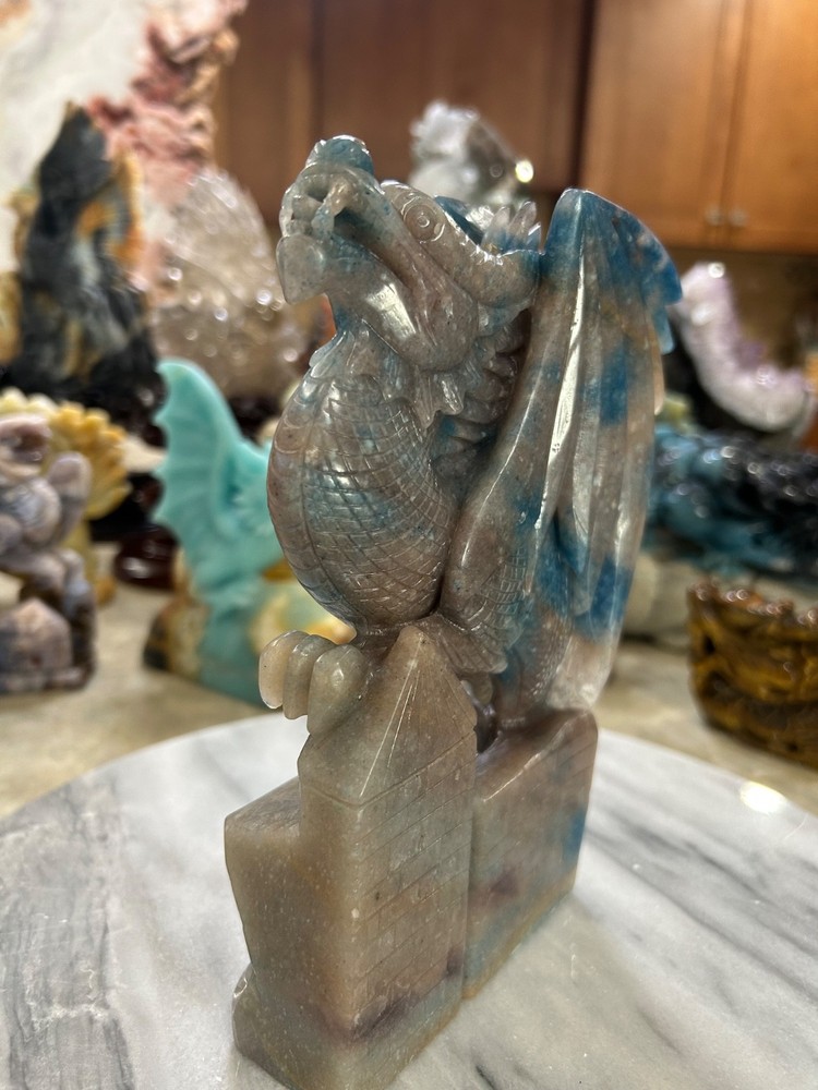 Trolleite fly Dragon carving