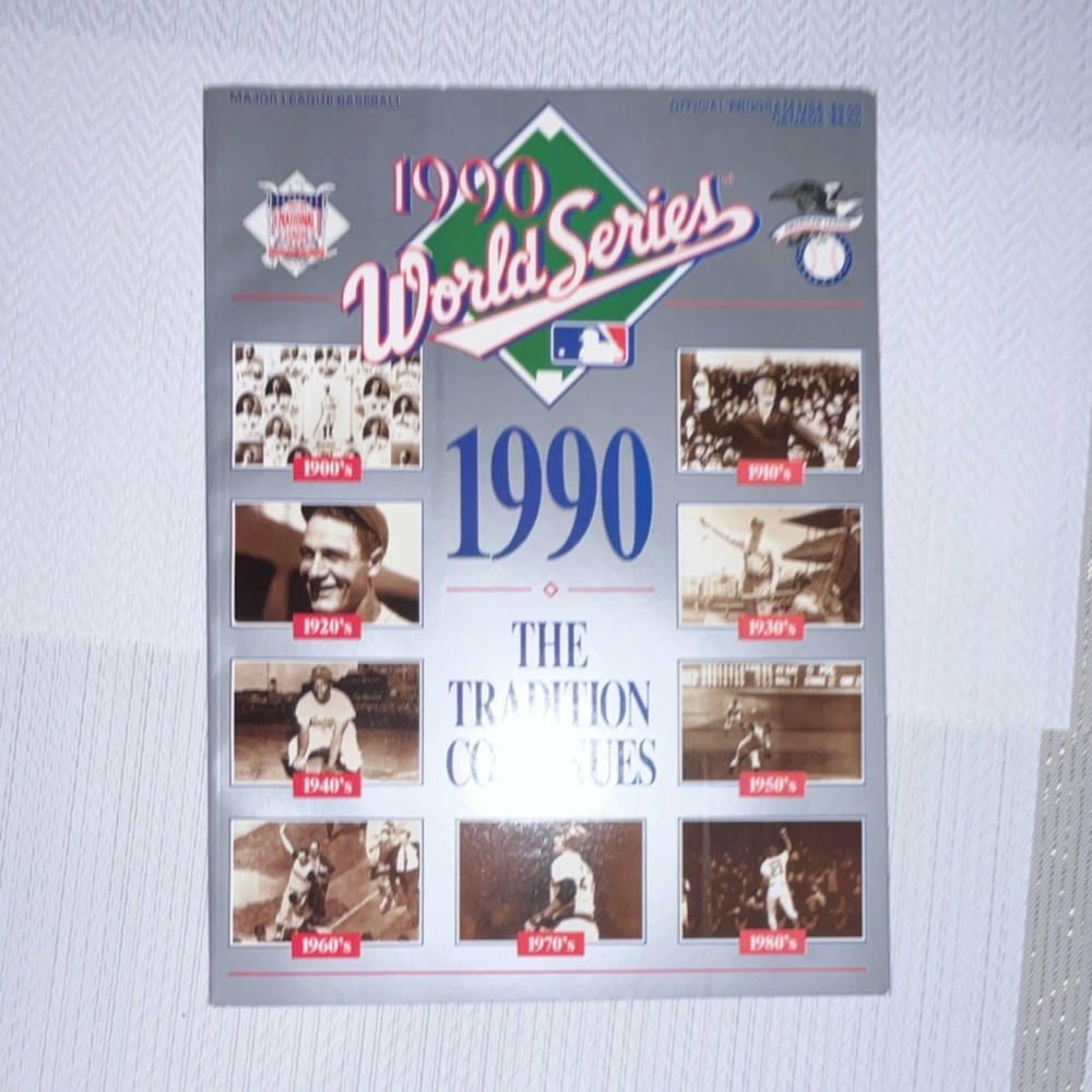 1990 World Series Program The Tradition Continues