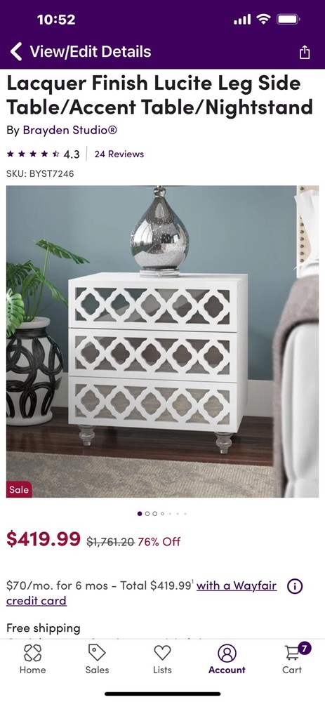 nightstand set of 2 white