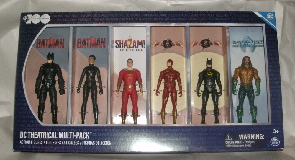 DC Comics Theatrical Pack  Multi-Pack Limited Edition 6  4-inch tall figures