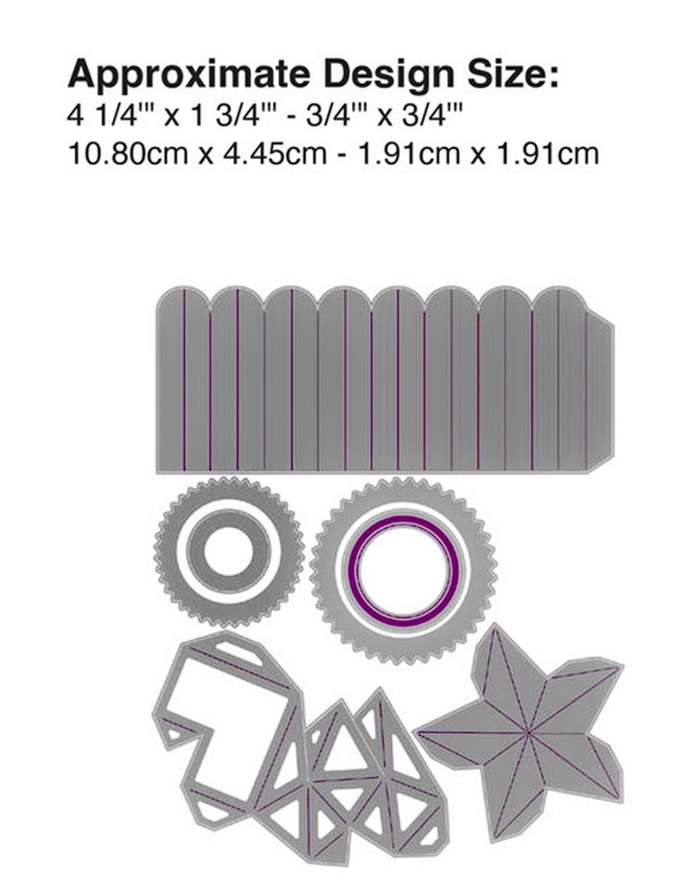 New Retired Sizzix Thinlits 7pc Rosettes #666567 Retail $20.99 Tim Holtz Vault
