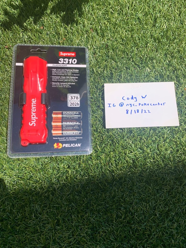 Supreme Pelican 3310PL Flashlight Red