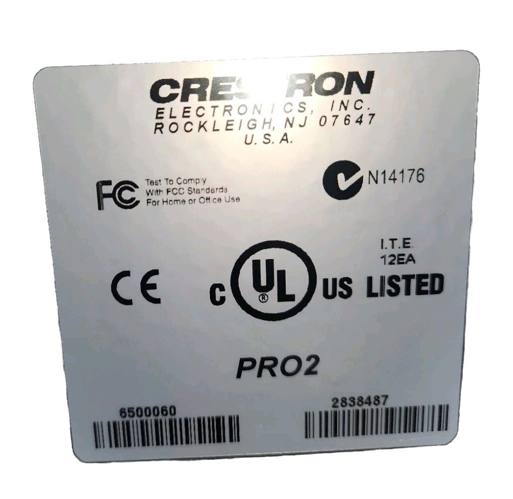 Crestron PRO 2 - Professional Controller Processor