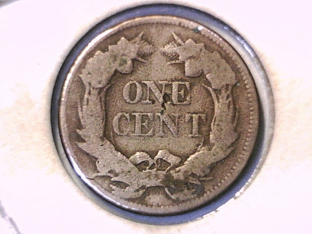 1857 Flying Eagle Cent Genuine Raw Ungraded 00791