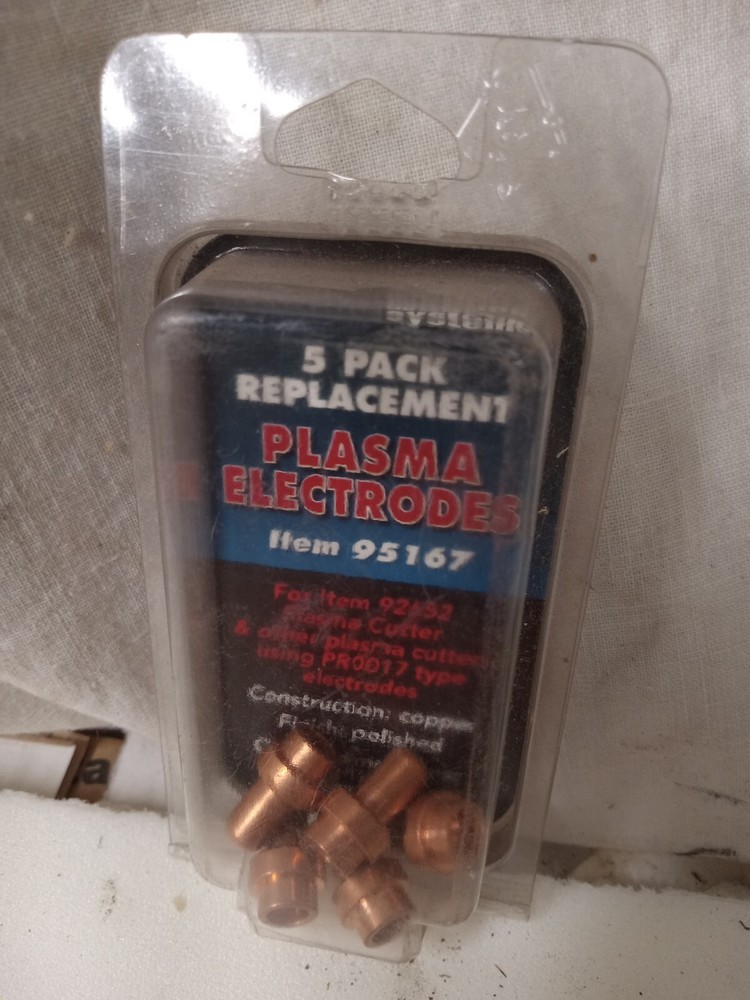 plasma cutter electrodes 95167 92652 harbor freight