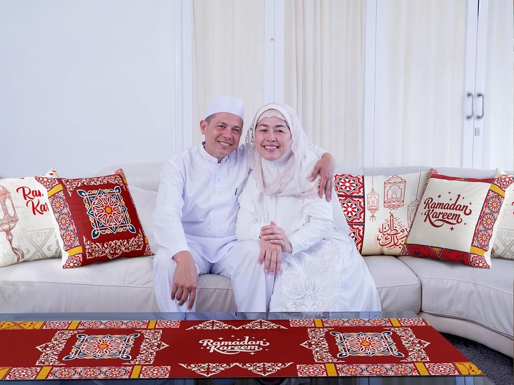 OLEEK Ramadan 2026 Decor Set Pillow Covers 20x20 Table Runner