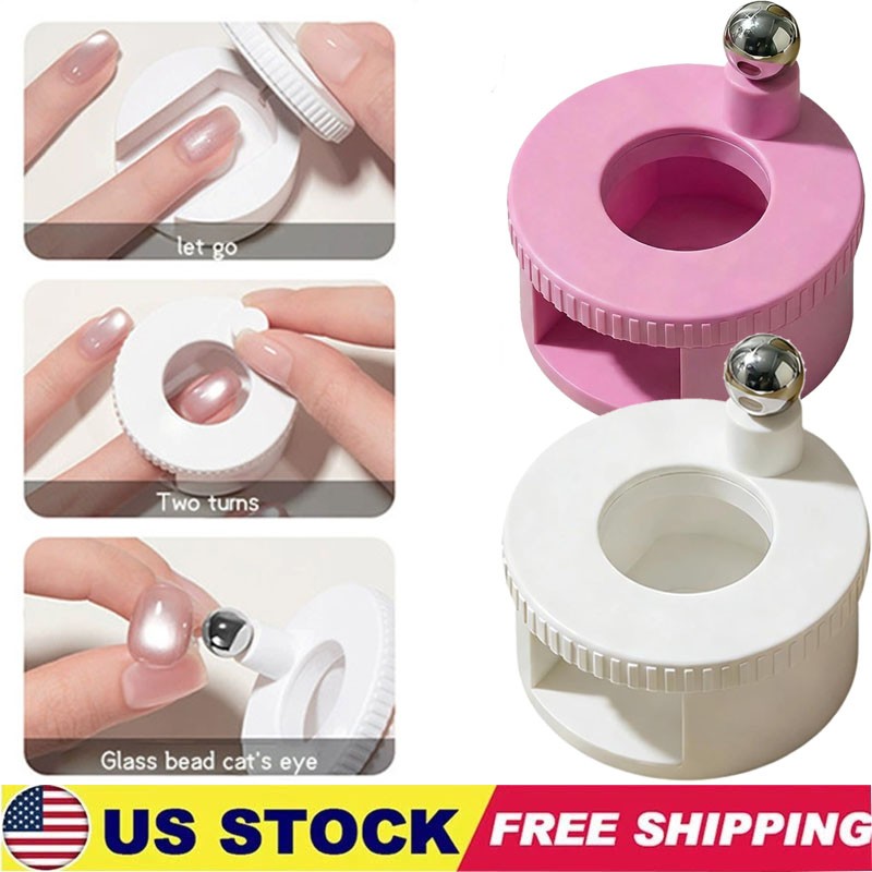 NEW Rotating Automatic Glass Bead Super Strong Cat Eye Magnet Beginner-Friendly