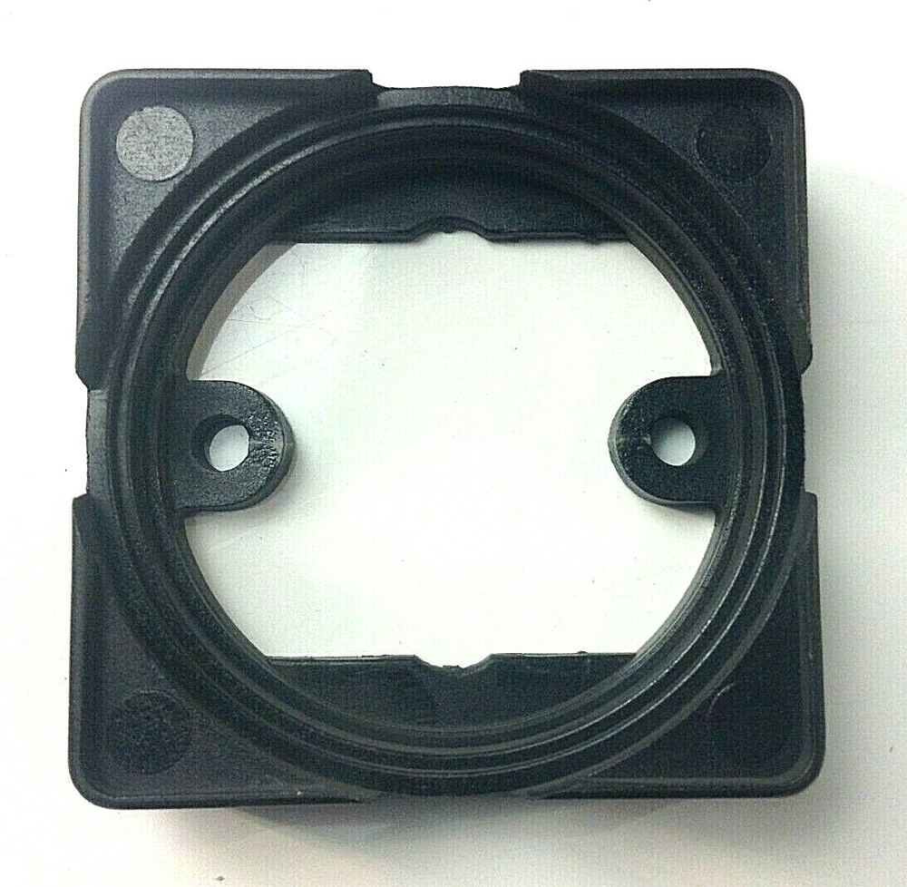 Black Square Mounting Bracket for 2" Round Gauge