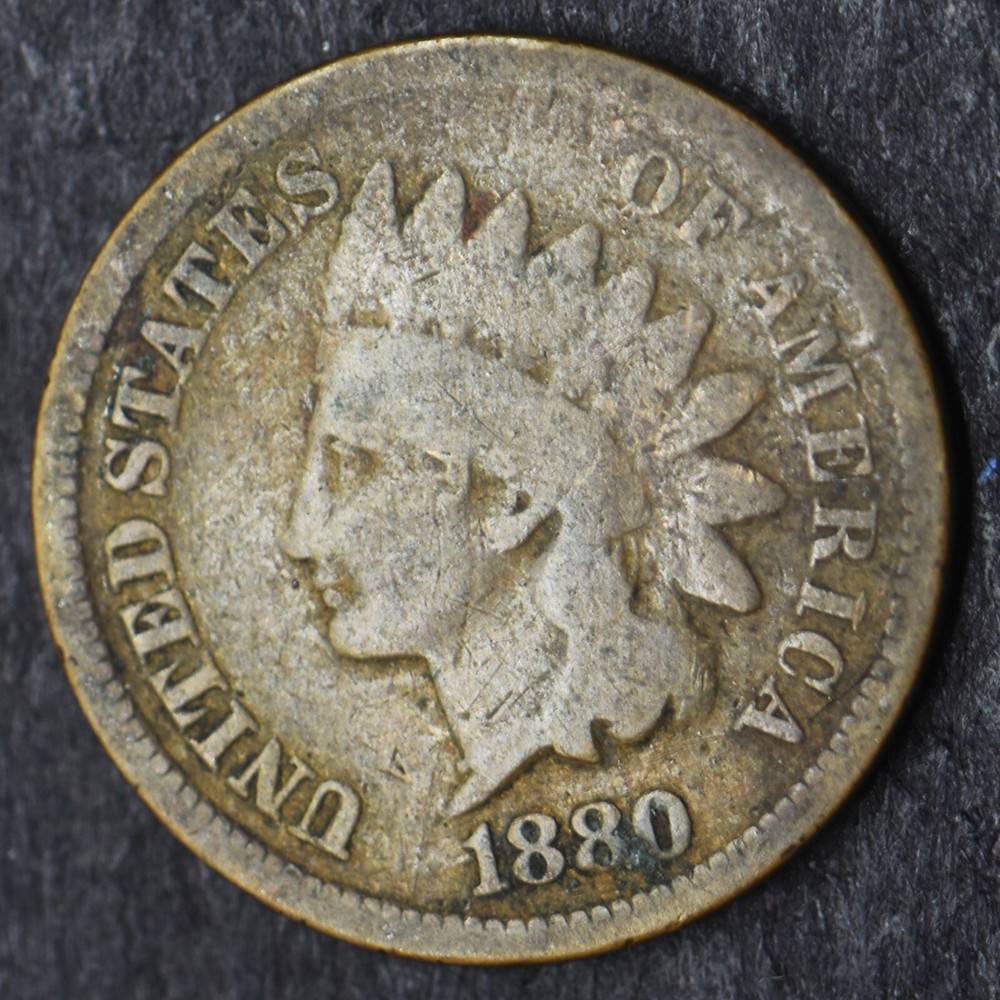 1880 Indian Head Cent 1C - COINGIANTS -