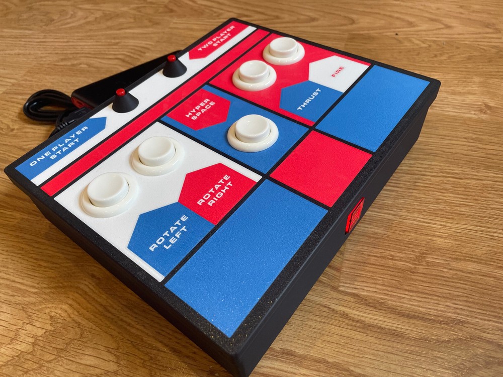 Asteroids Arcade Themed Custom Built Retro Game Controller.