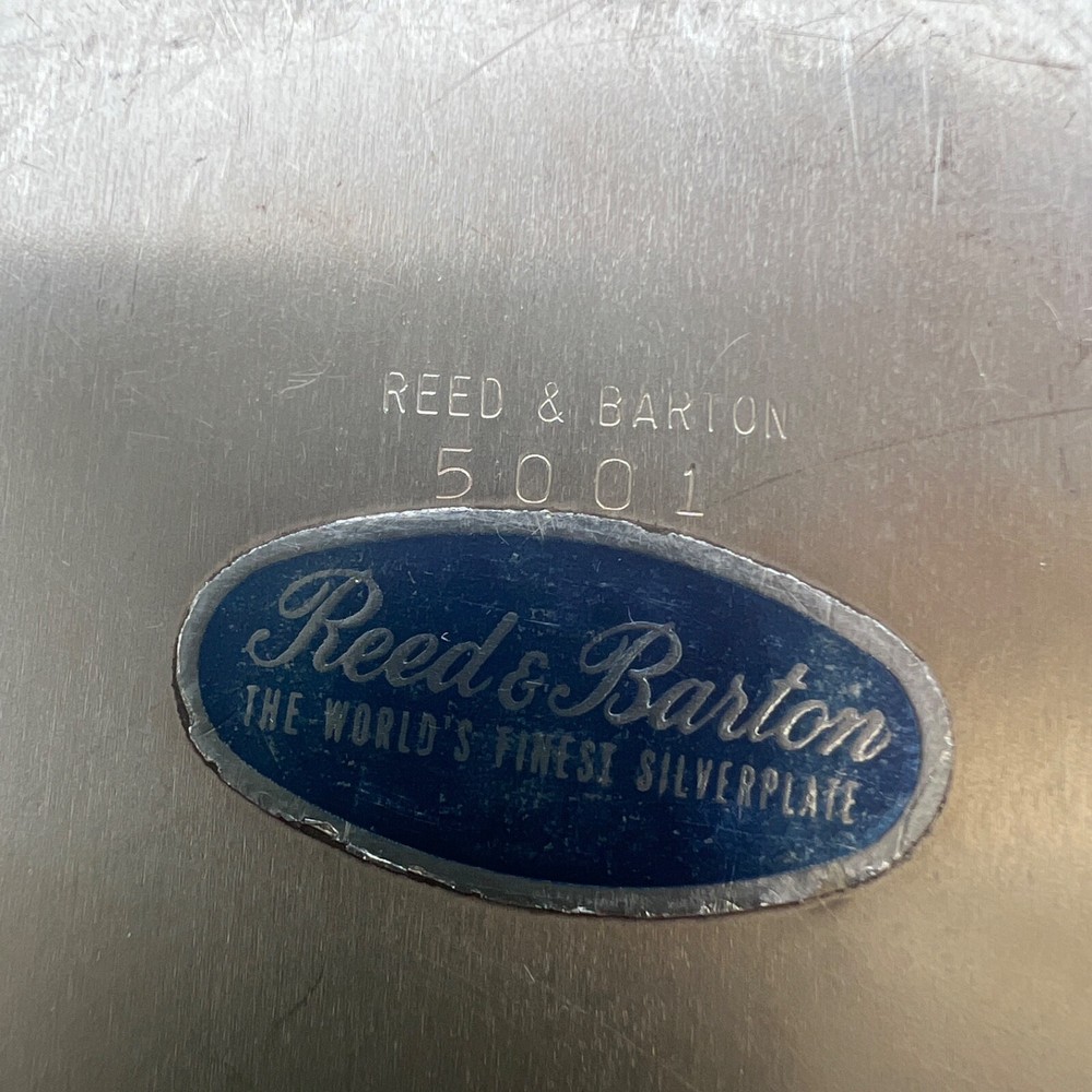 Vintage Reed & Barton Elegant Lidded Serving Dish Silverplate 5001