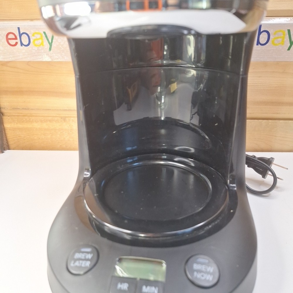 TESTED Mr. Coffee 5-Cup Programmable Coffee Maker - Black , no Box