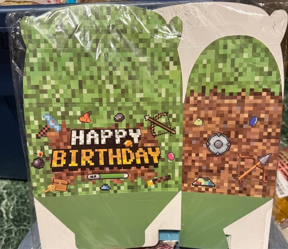 Minecraft Themed Gift Boxes