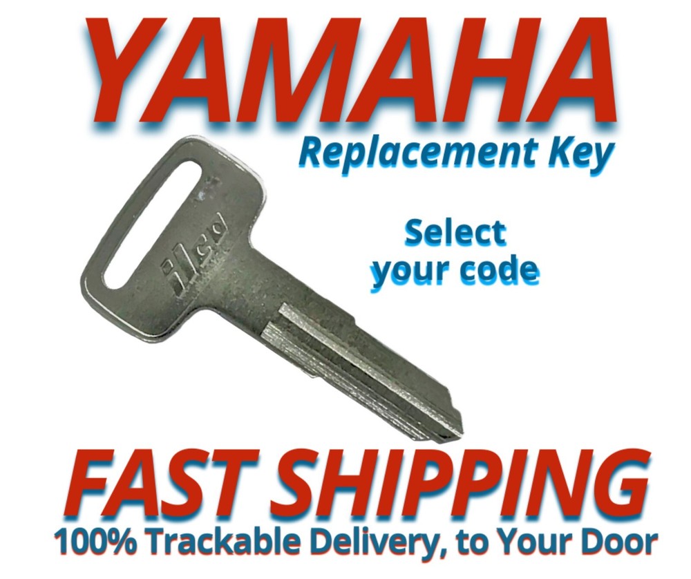 Yamaha Scooter ATV Motorcycle Keys Replacement Key Cut to Code E79010-E79897