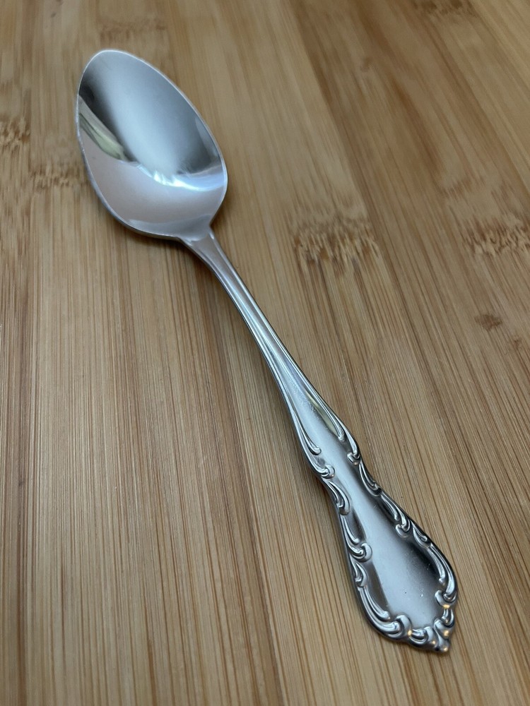 Oneida Profile ST LOUIS Stainless Scroll Pointed Tip TEASPOON 6"