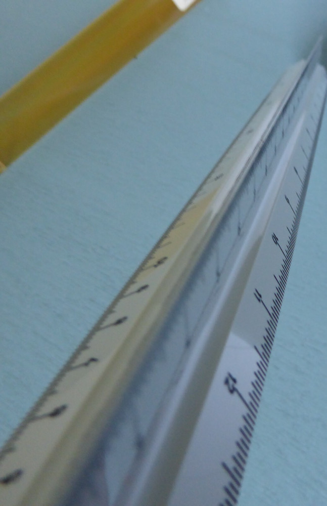 Faber Castell 153-A Architect Engineering Triangle Drafting Scale Ruler W/ Case