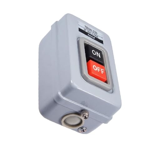 Push Button Switch On/Off Start Stop Switch 3P Self Lock Electric Motor