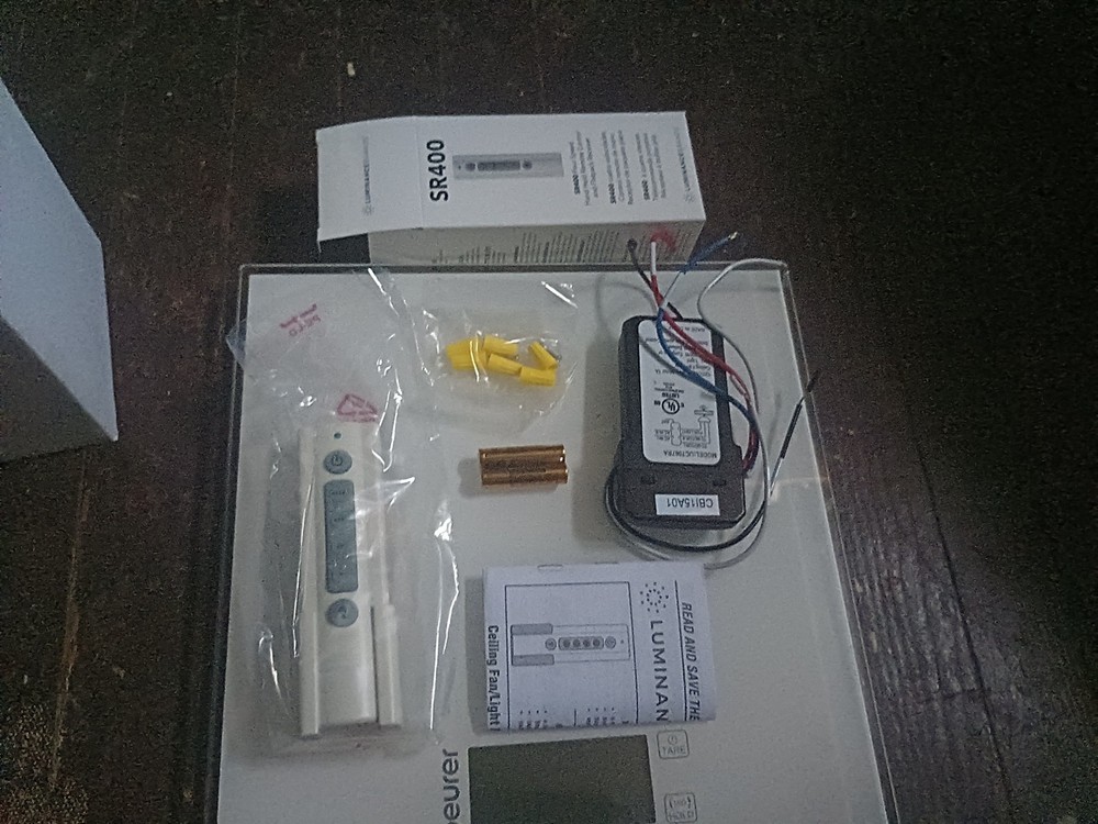 Ceiling Fan Remote Control SR400 SR401 Replacement Transmitter and Receiver R...