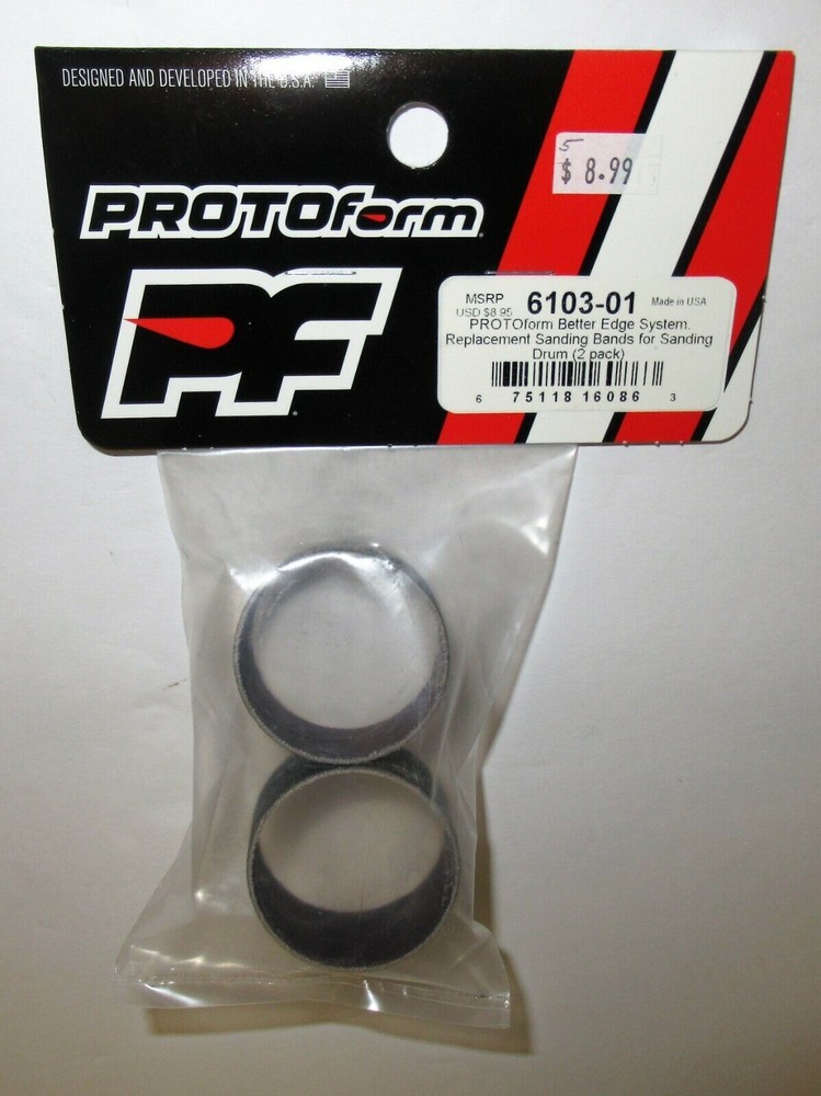 Proto Form Better Edge System (Replacement Sanding Bands for Drum) #6103-01 NIP