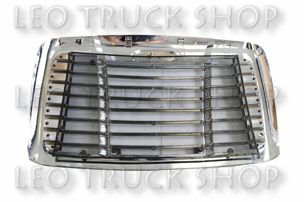 Freightliner Cascadia Front Grille Chrome with Bugscreen