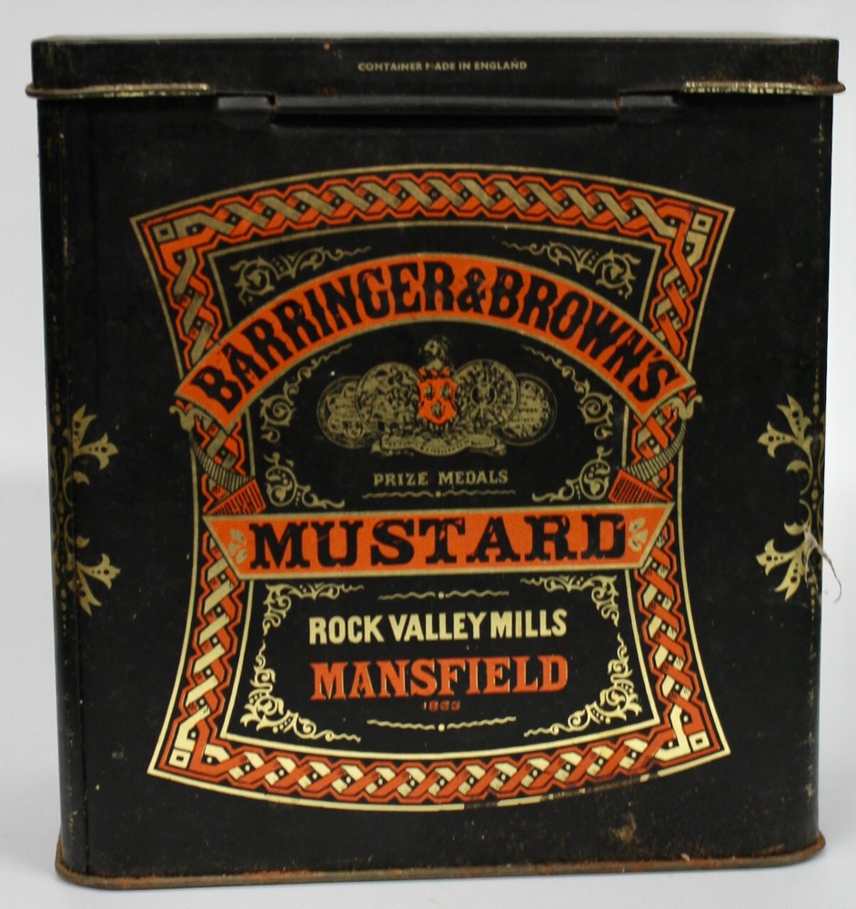 Original Vintage Barring & Brown’s Mustard Tin