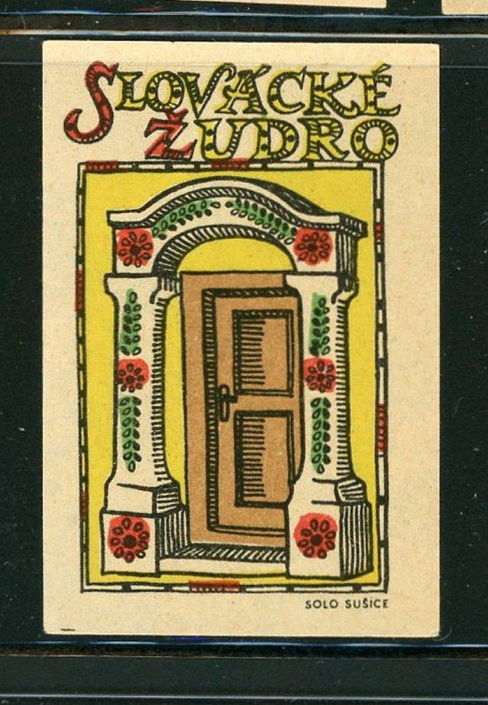 Czech Match Box Label Oravsky Dum
