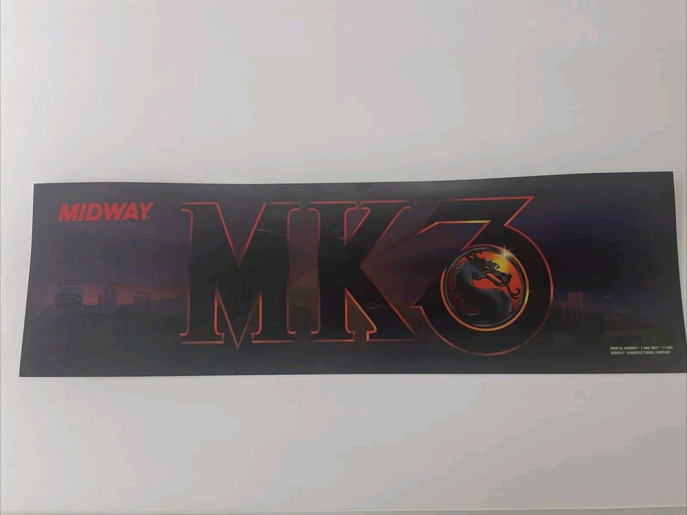 Mortal Kombat 3 Marquee Original