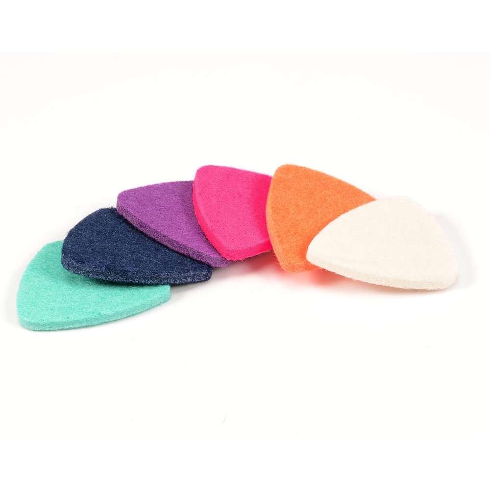 Ukulele Picks - 12 Pack Felt Uke for Acoustic, 3.0mm, 12Pack