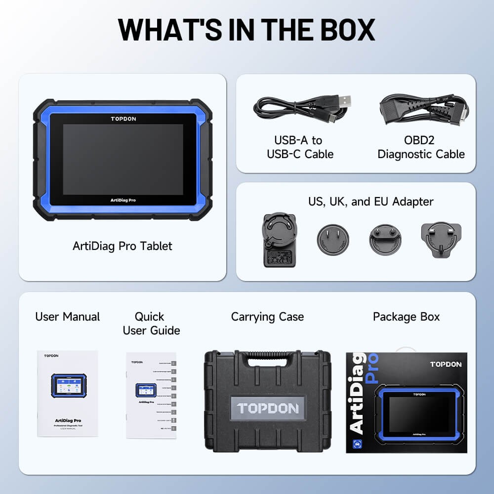 2026 TOPDON AD Pro V2.0 Car Diagnostic OBD2 Code Scanner Full System Coding