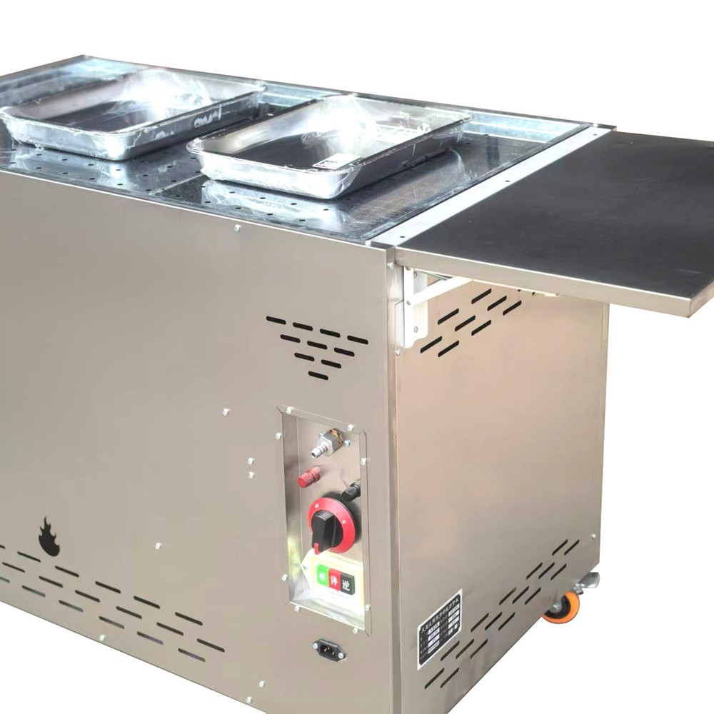 Automatic Gas Type Coffee Roaster Nuts Bean Roasting Machine 0-300℃ 110V