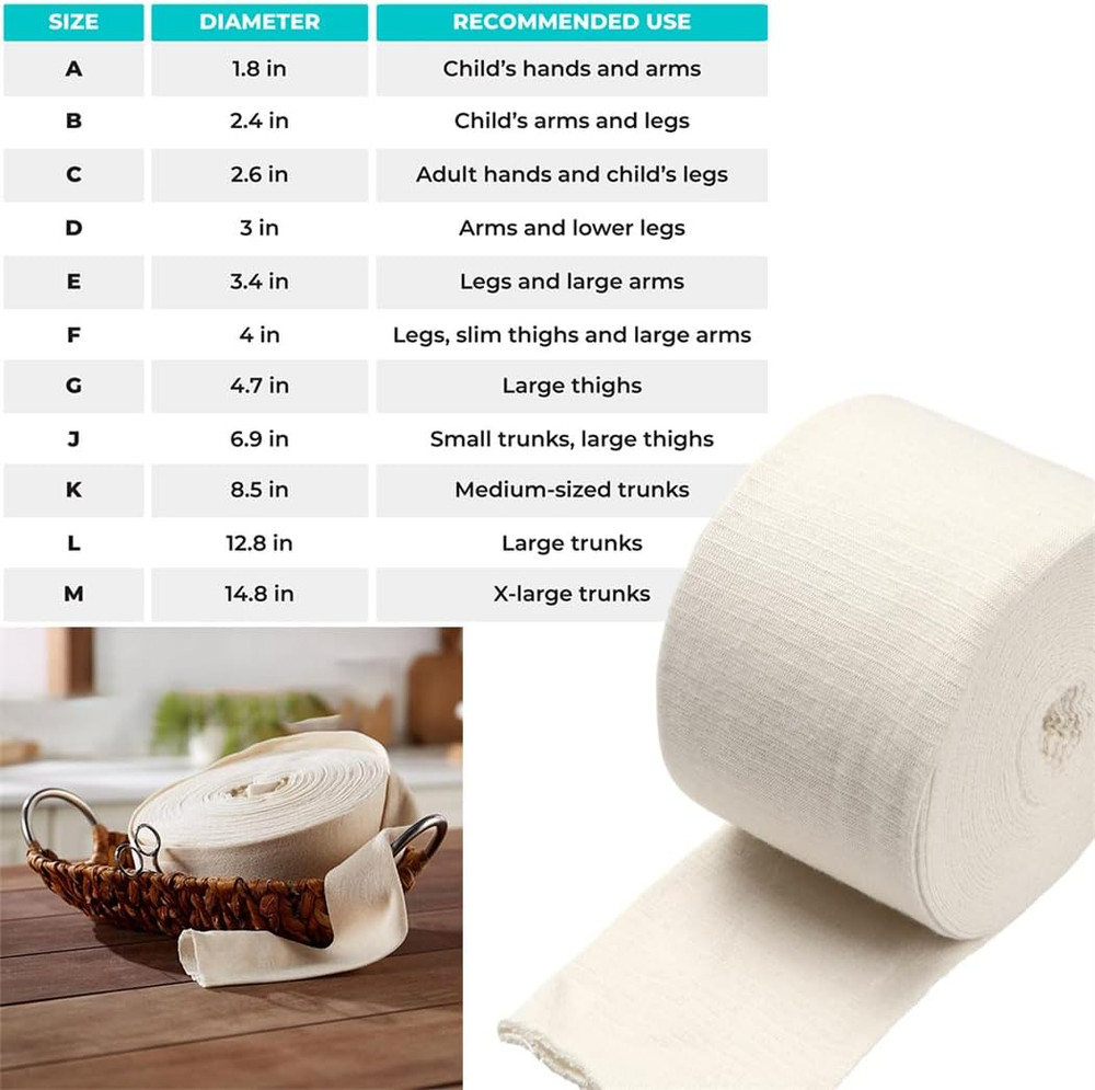 Tubular Bandages Elastic Support Bandage Size D Washable Compression Bandage Com