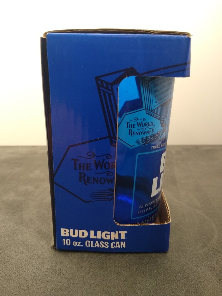 bud light 10 oz glass can