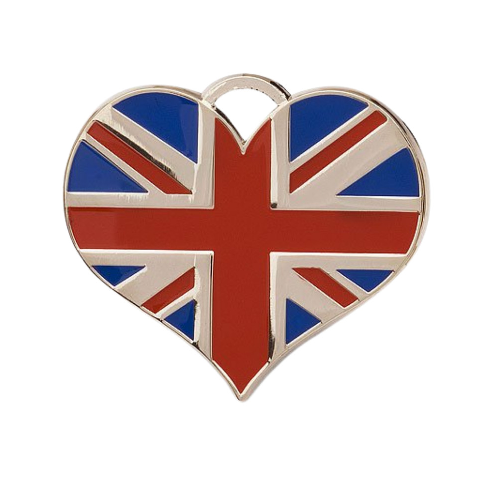 Union Jack Pet ID Tag