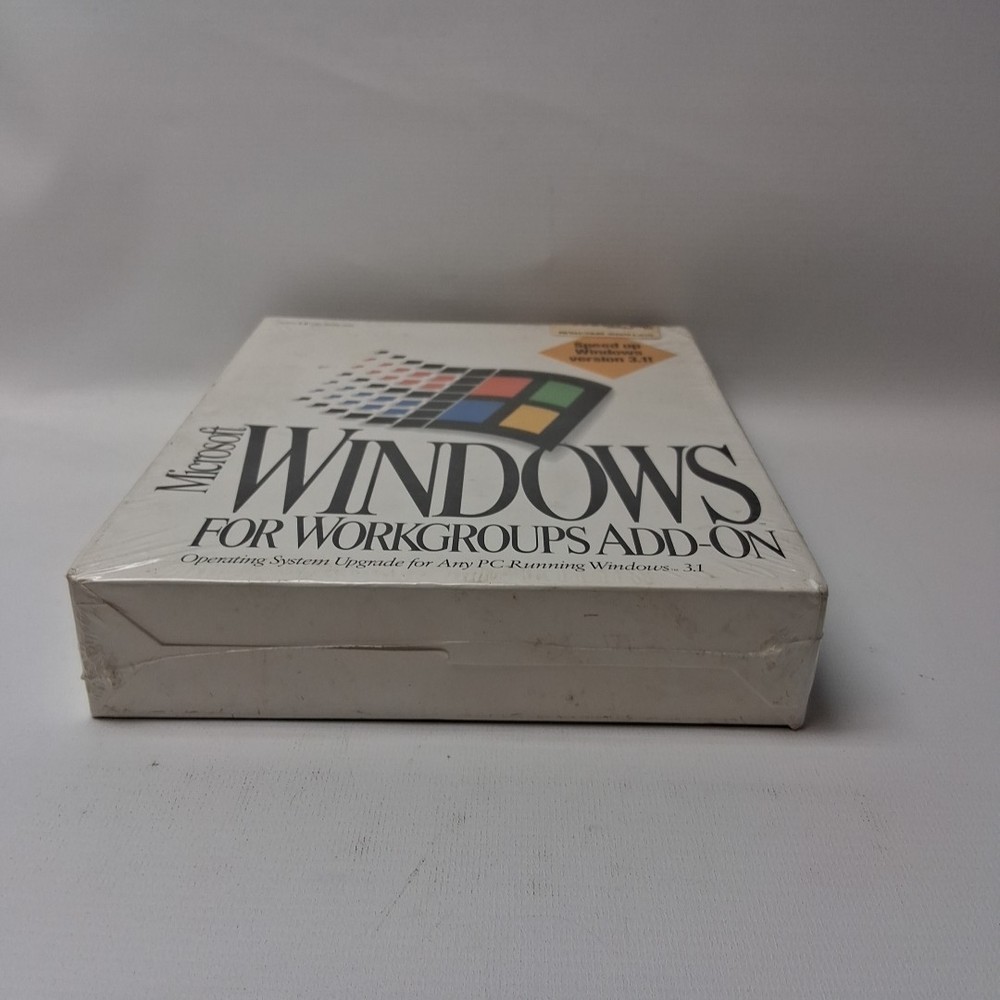 Microsoft Windows for Workgroups Add-on Upgrade for 3.1 Sealed
