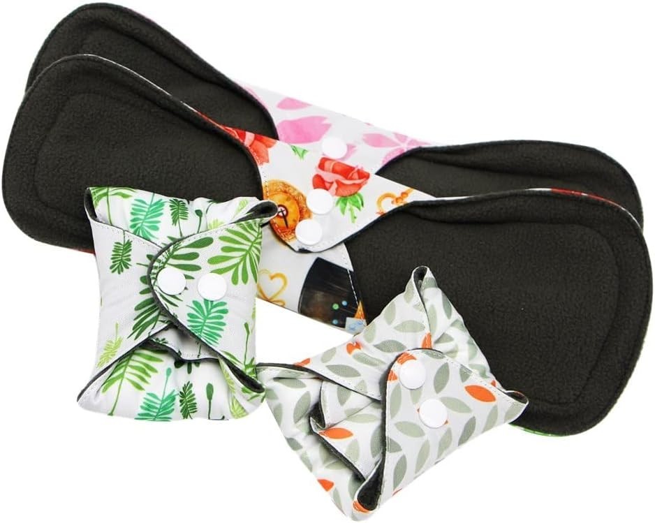 Bamboo Charcoal Menstrual Pads - Leak-Proof & Absorbent