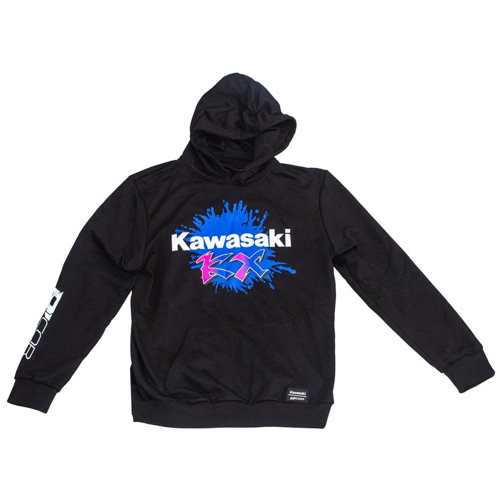 D'Cor Visuals Kawasaki Retro Sweatshirt X-Large Black