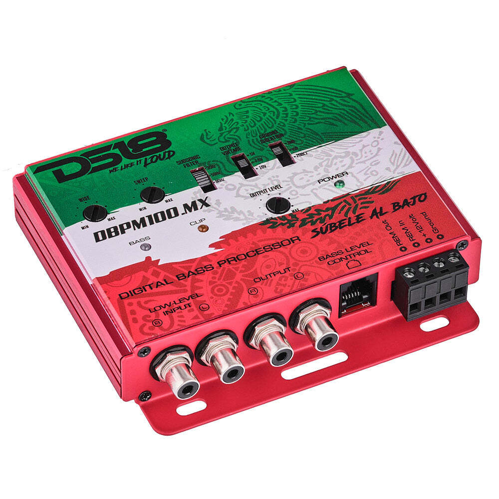 DS18 DBPM100 Digital Bass Processor, 2 Channel Preamp Input/Output, Mexico Style