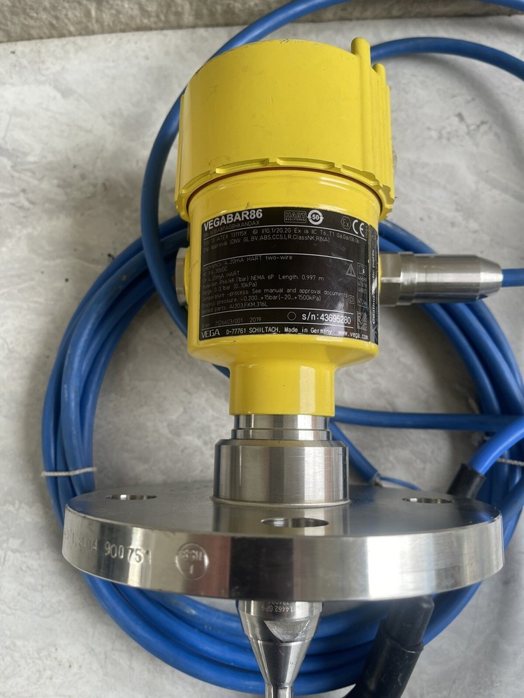 HART VEGA VEGABAR 86 Hydrostatic Pressure Level Sensor